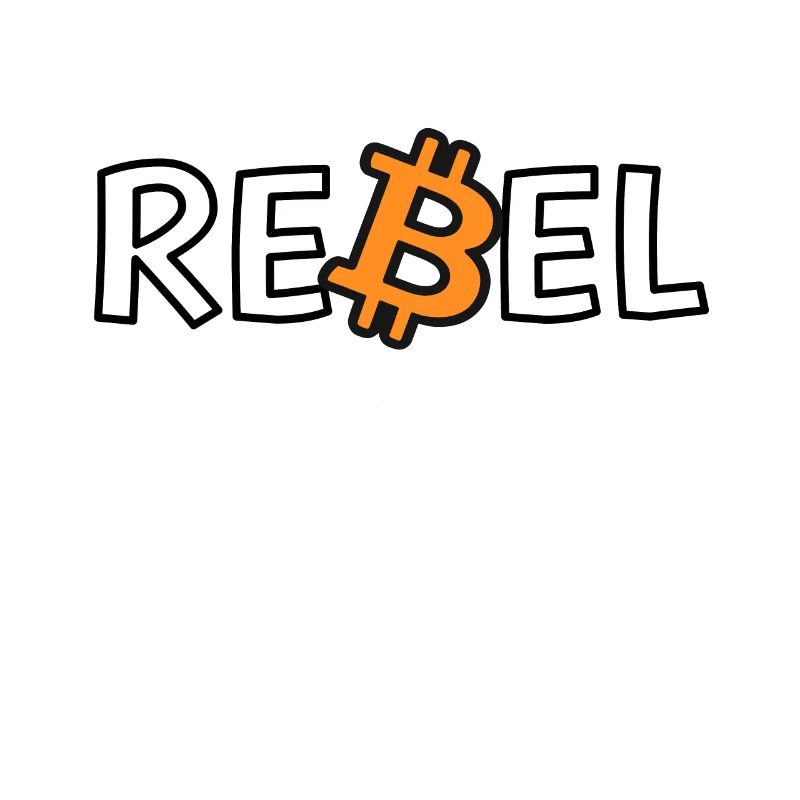Bitcoin Rebel Cryptocurrency Enthusiast Tee