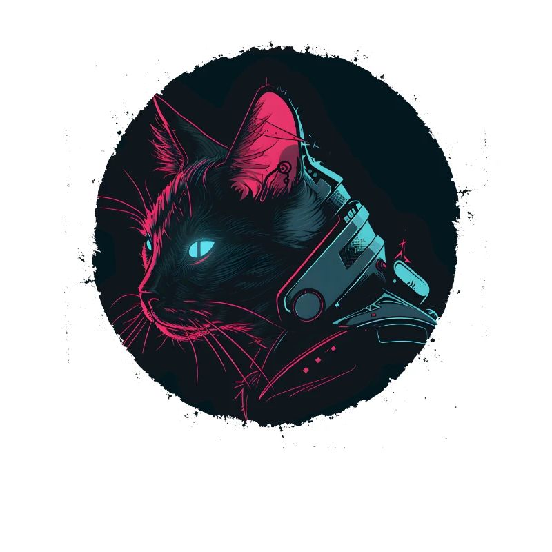 Cat in Steampunk Style