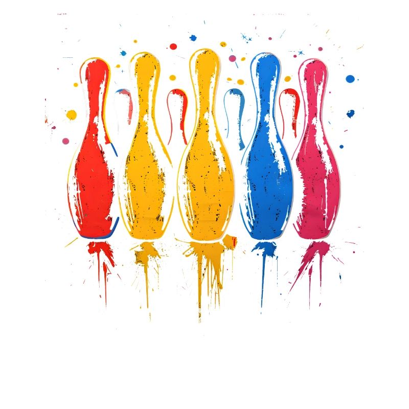 Bowling Éclaboussures de couleurs