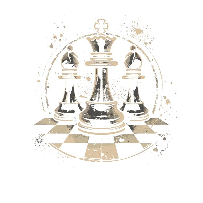 Dessin de pièces d’échecs