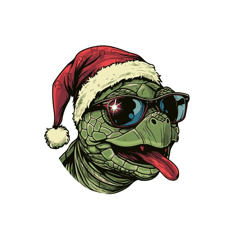 Turtle Christmas Funny