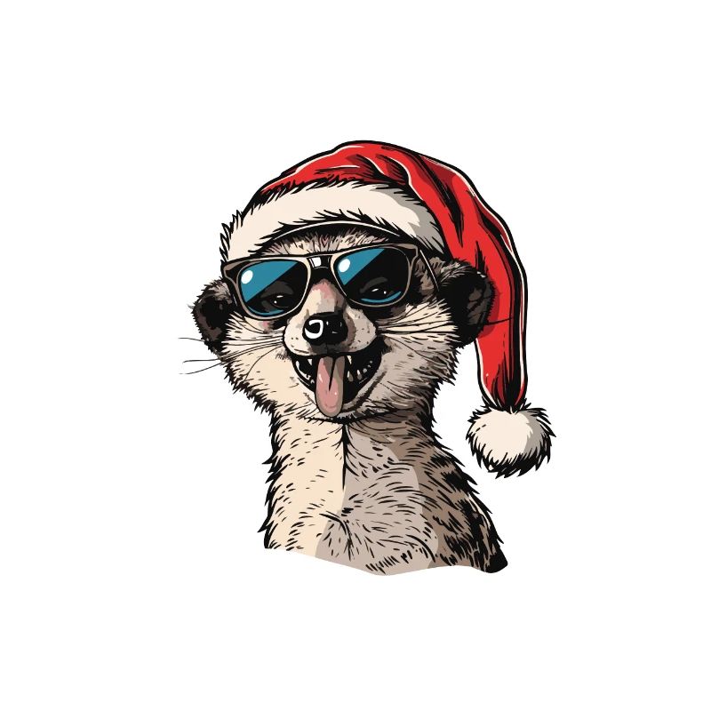 Suricate Noël Drôle