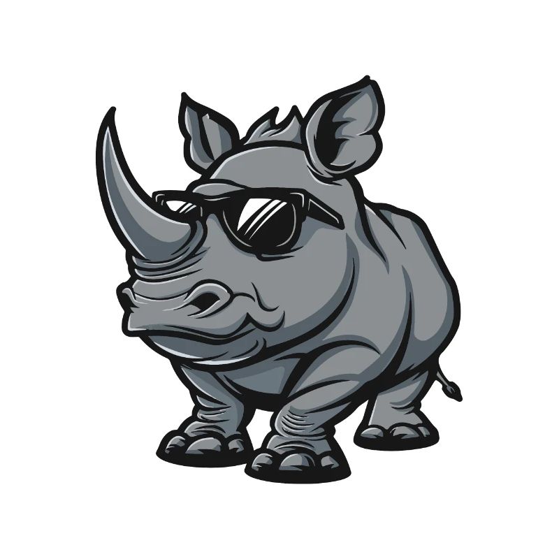 Rhino Cool Comic