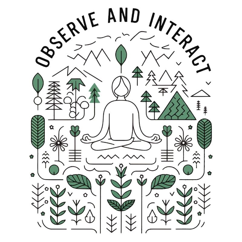Observer et interagir - Mindful Nature Design