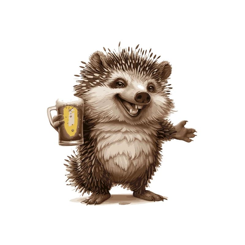 Hérisson Bière Drôle