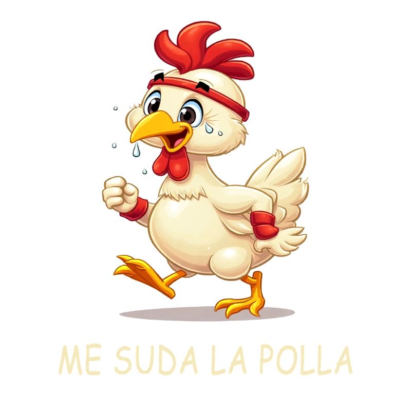 Animated Sweaty Hen