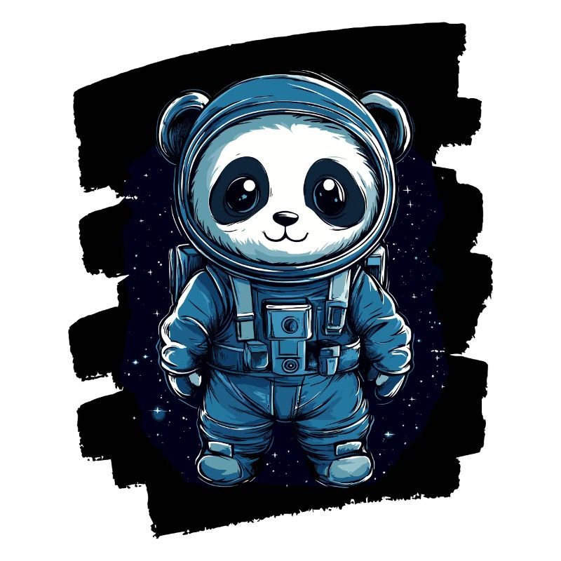 Panda Astronaute