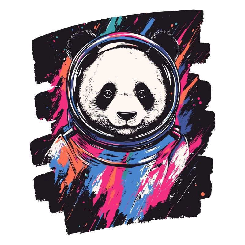 Panda Astronaute