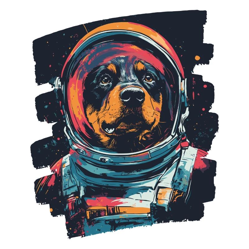 Rottweiler Astronaut