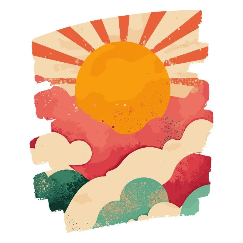 Soleil d’été Coucher de soleil