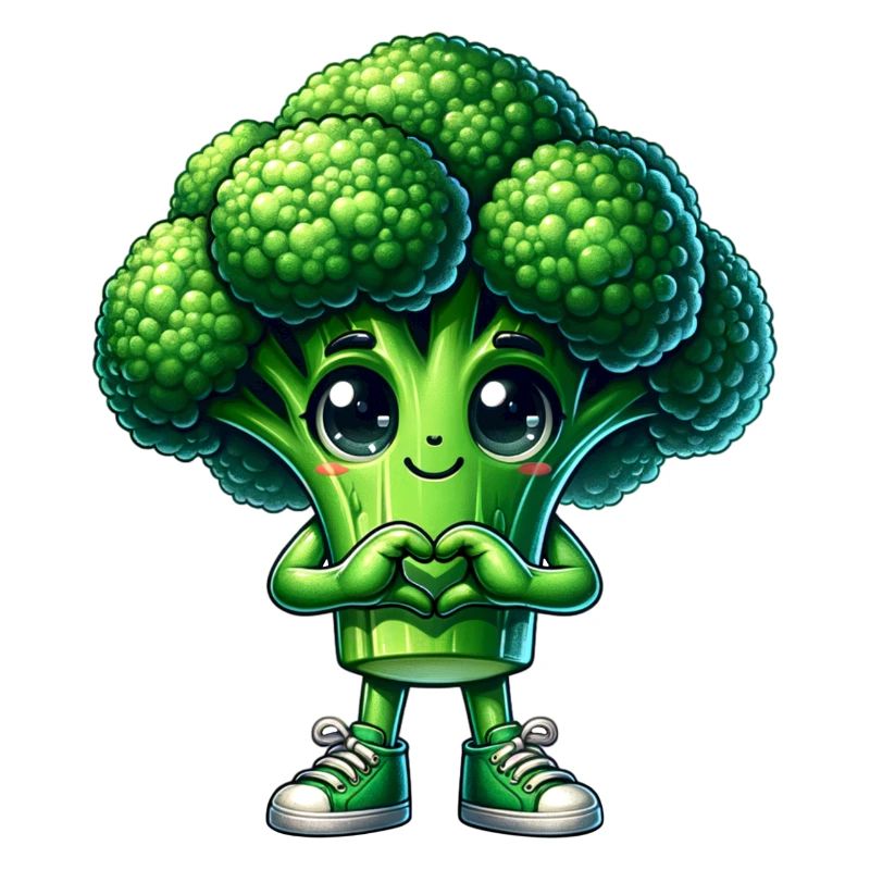 Broccoli Heart Hands