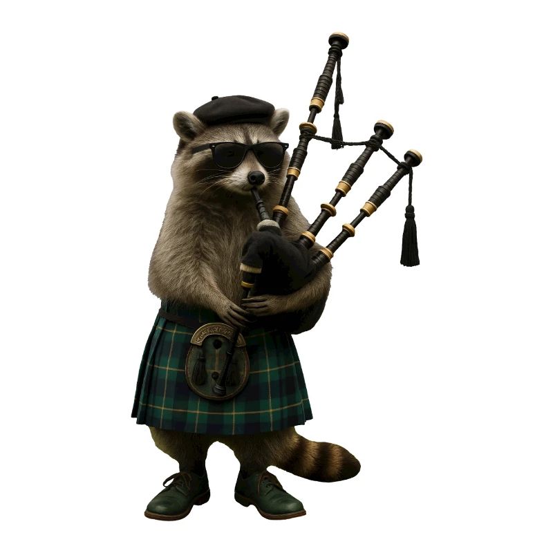 Cornemuse de raton laveur