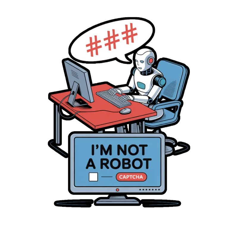 Captcha Humor: I'm Not a Robot