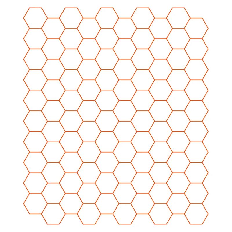 Futuristic Hexagon Pattern Design