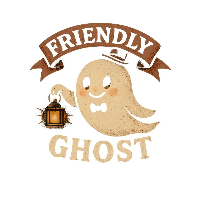 Friendly Ghosts Illustration