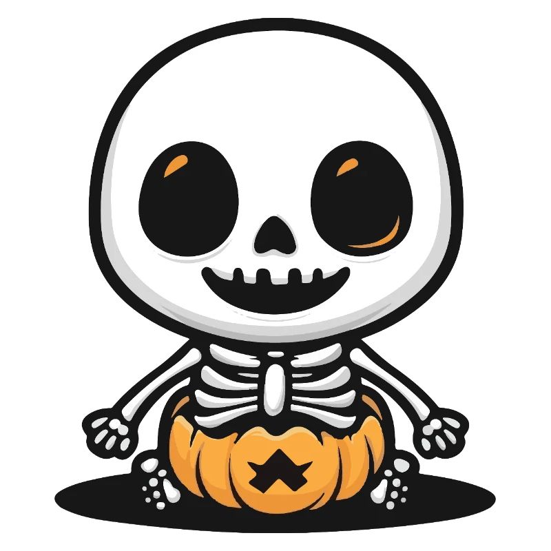 Skeleton Cute Halloween