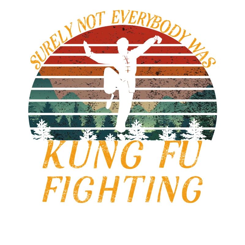 Combat de kung-fu avec les vibrations de la nature