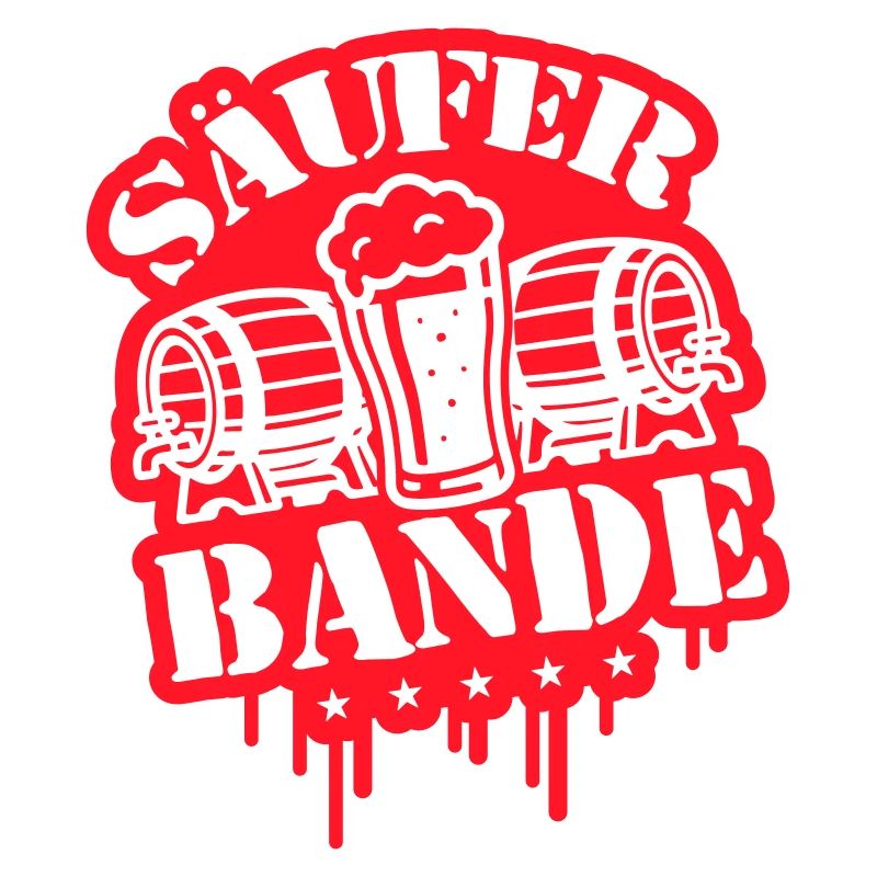 Säufer Bande Bier