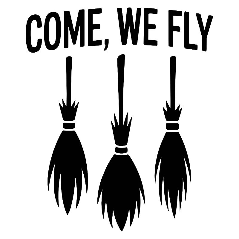 Come, let's fly – witch's broom