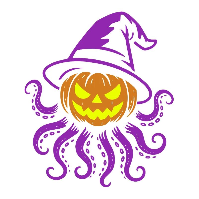 Octopumpkin - Spooky pumpkin with tentacles