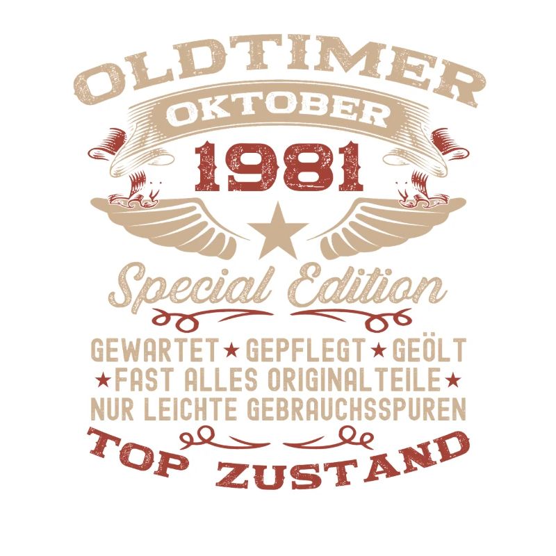 44. Geburtstag Geschenk Oldtimer Oktober 1981