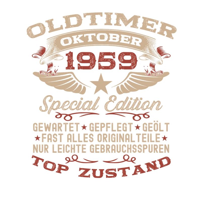 66. Geburtstag Geschenk Oldtimer Oktober 1959