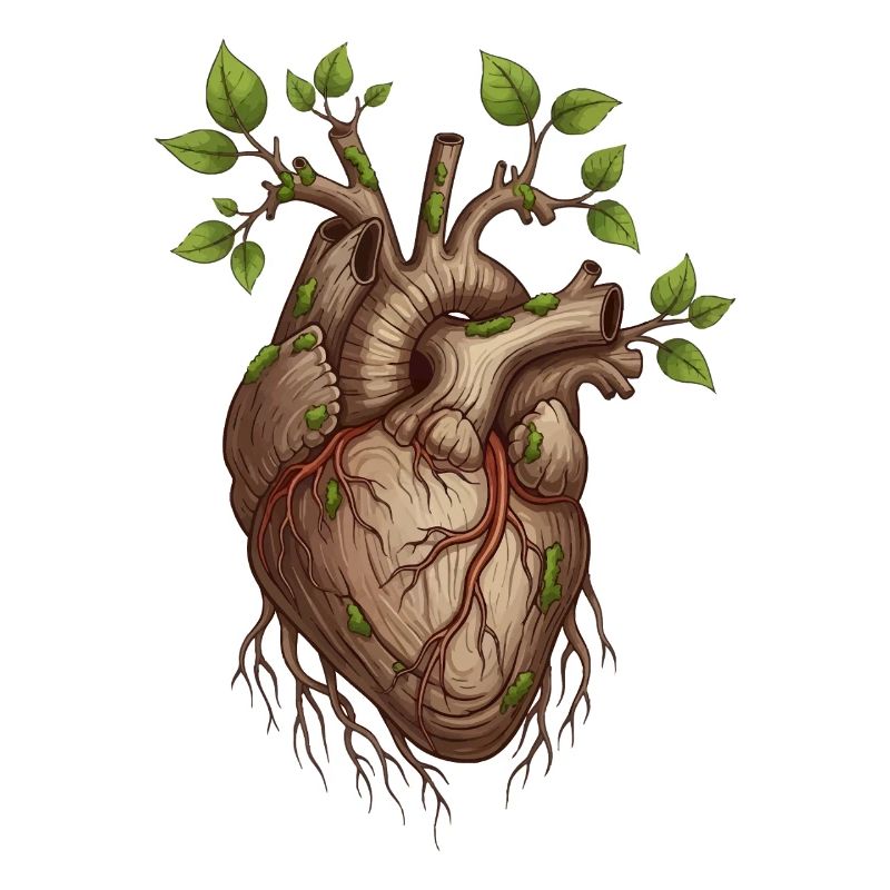 Lebendiges Baumherz