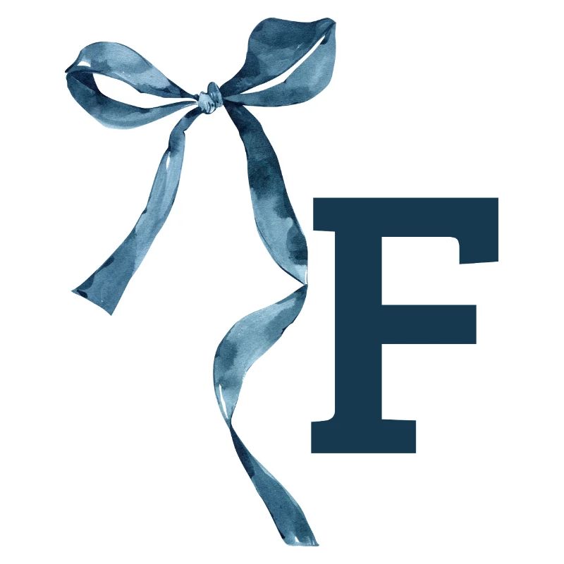 Monogram f gift idea