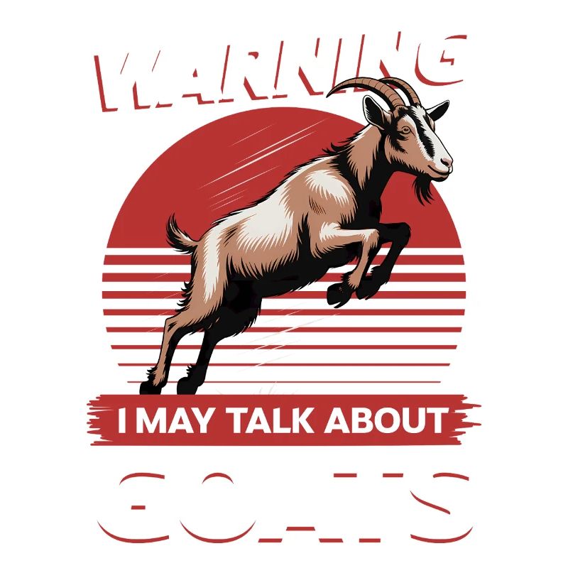 Drôle d’animal de la ferme chèvre