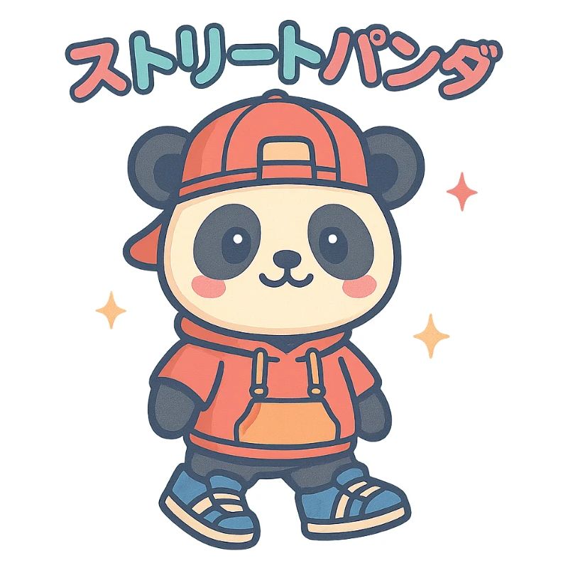 Street Panda Pullover Sweat à capuche