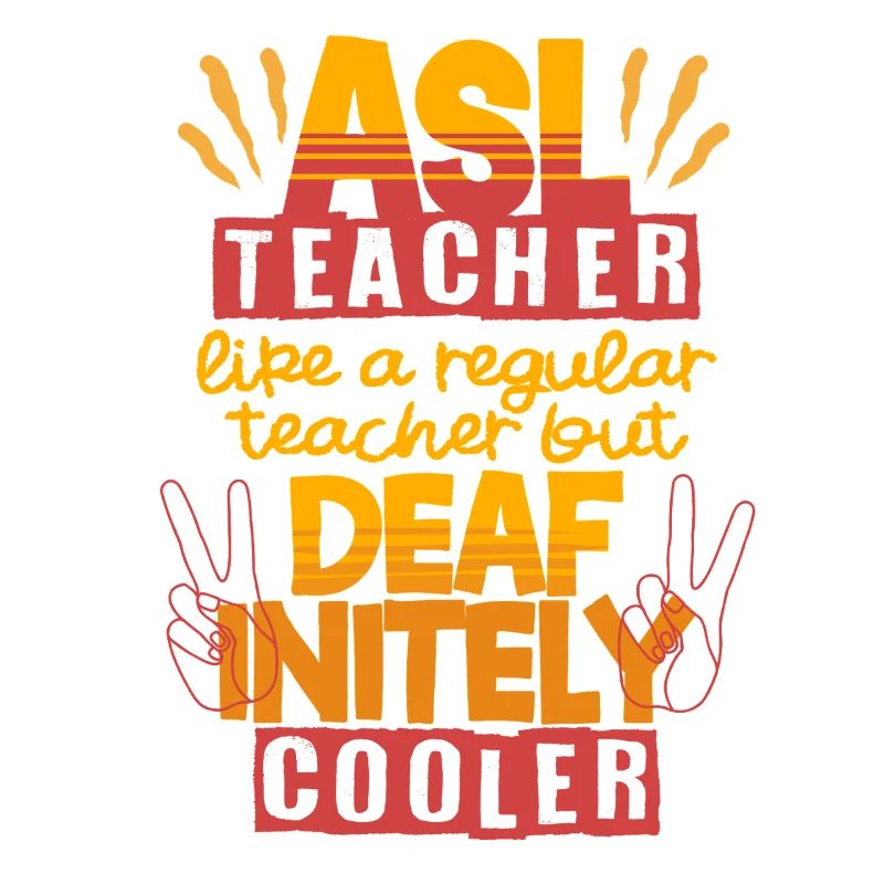 ASL Lehrer Enseignant d’ASL sourd