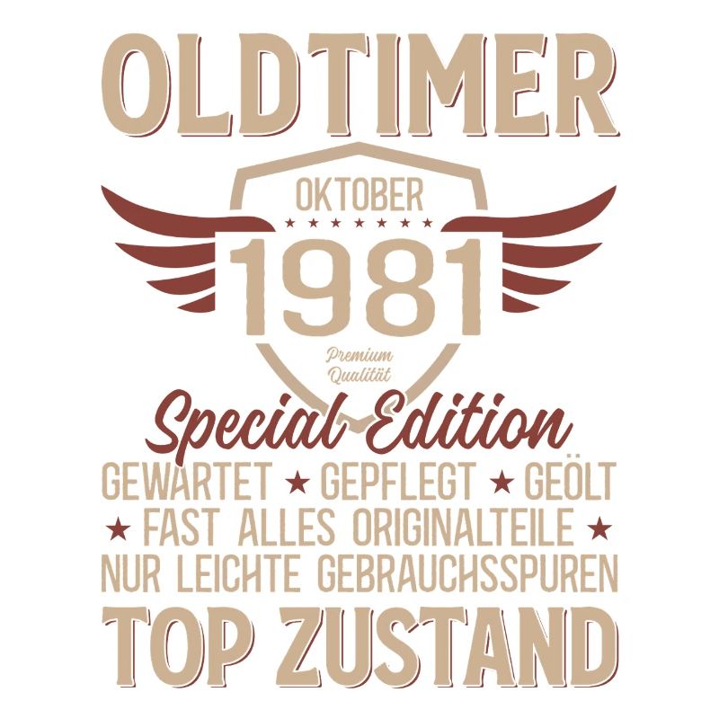 44. Geburtstag Geschenk Oldtimer Oktober 1981