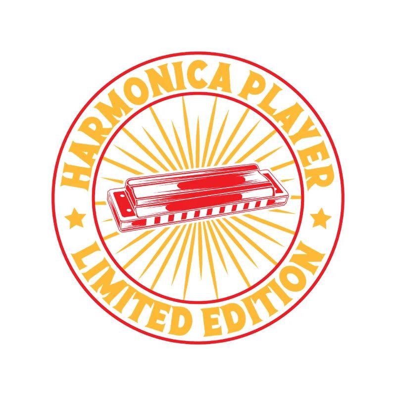 Funny Harmonica Player LImited Edition Harmonica
