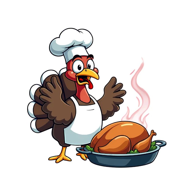 Cuisinier de dinde de Thanksgiving