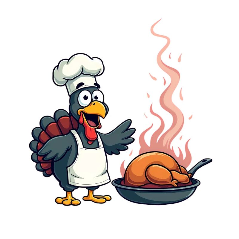 Cuisinier de dinde de Thanksgiving