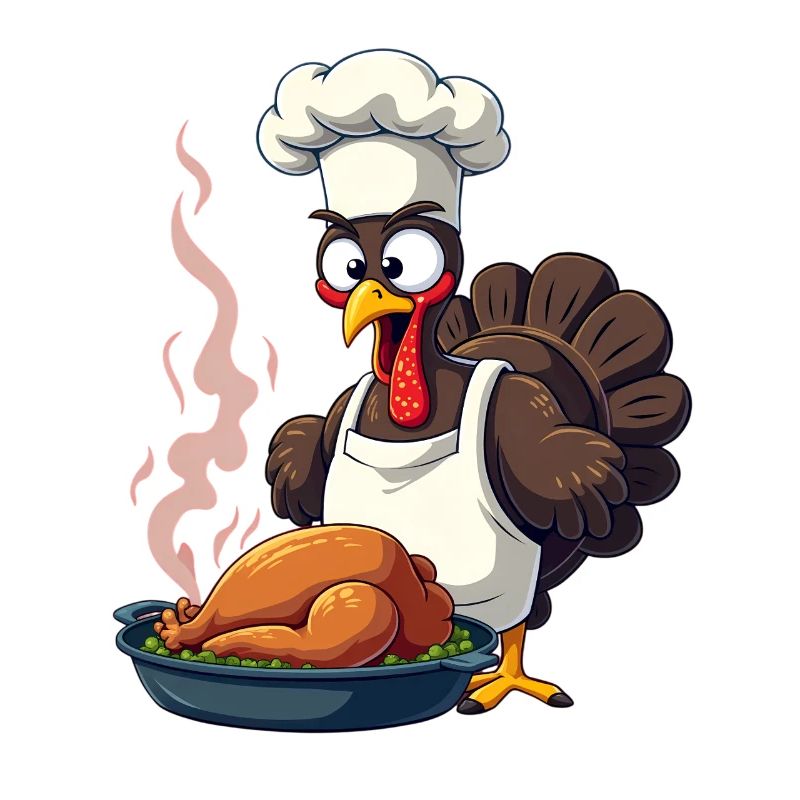Cuisinier de dinde de Thanksgiving
