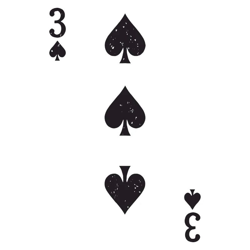 Three spades
