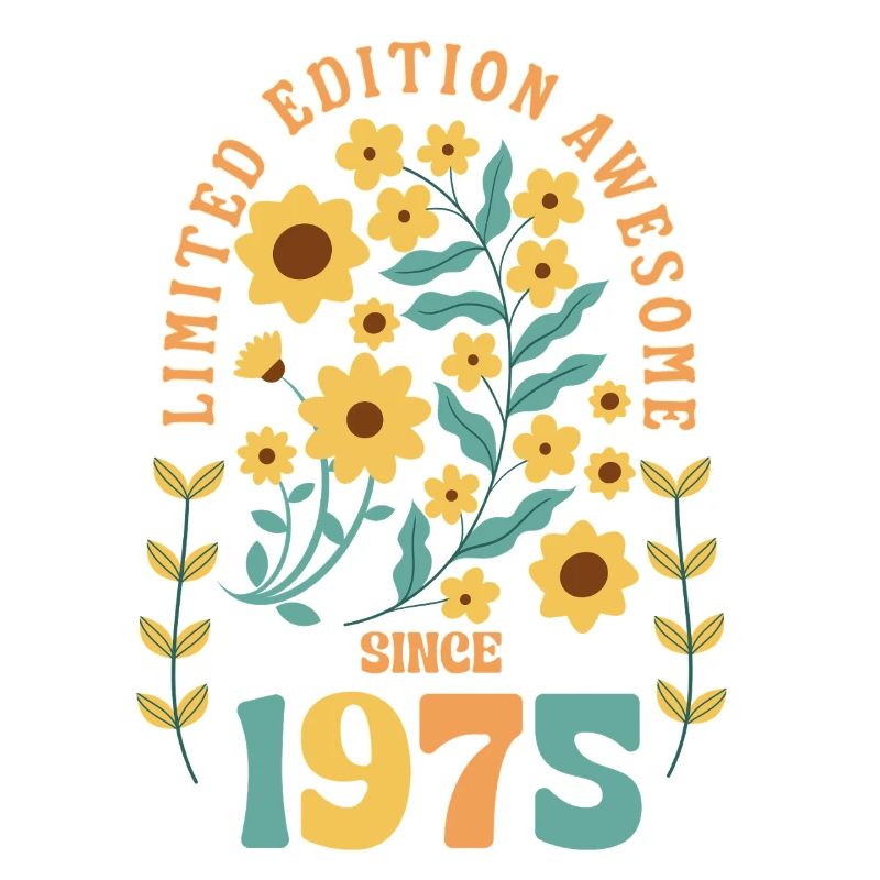 Edition Limitée Collection Fleurs Vintage 1975
