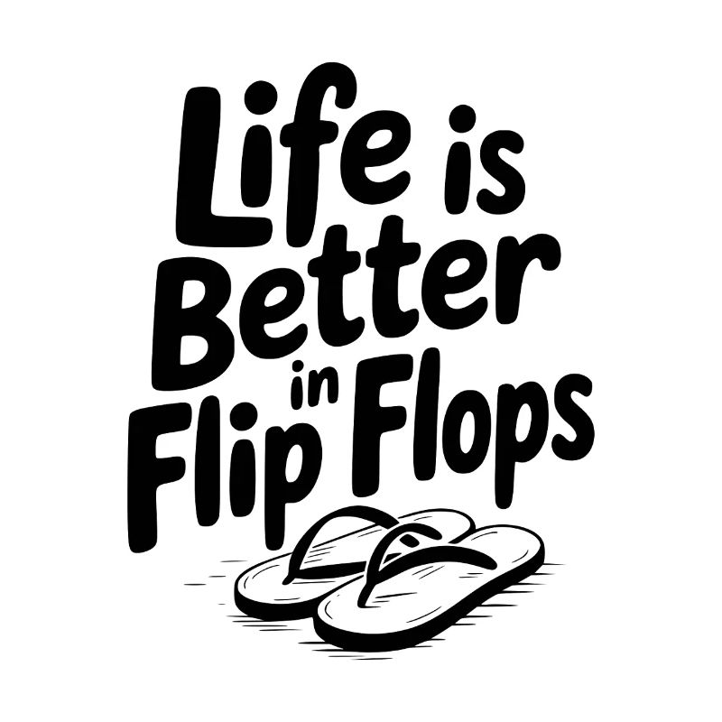 Life is Better in Flip Flops