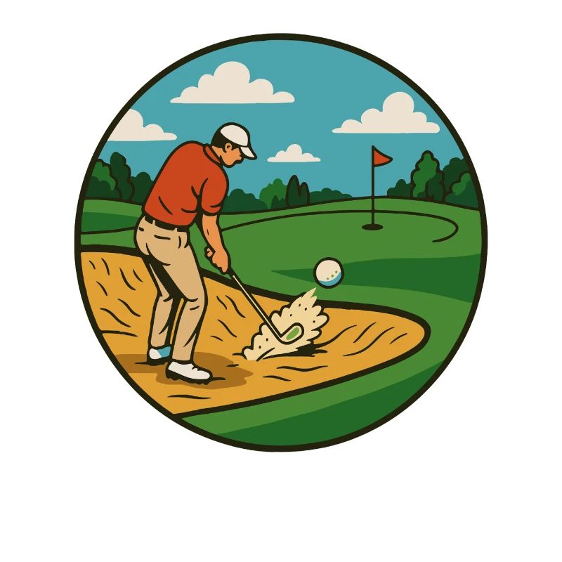 Funny Golf Swing Golfer Golf Course Play Golf