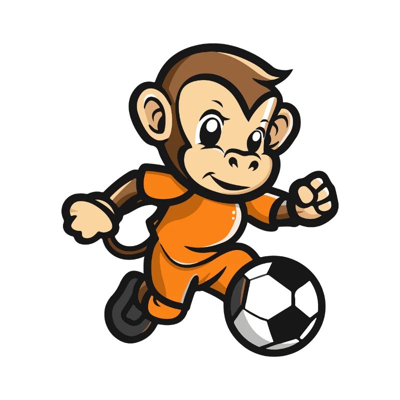 Monkey Comic Football