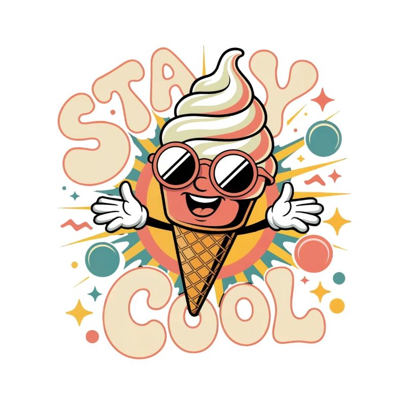 Retro Eiscreme