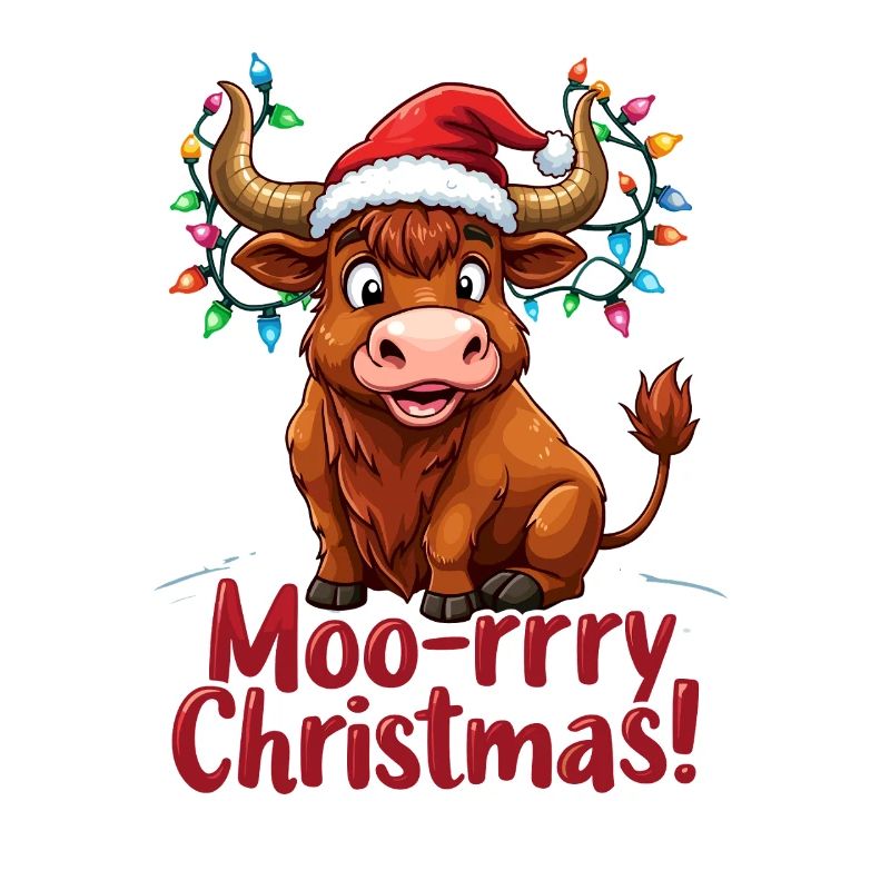 moo-rrry Noël Joyeux Noël Salutation Avec