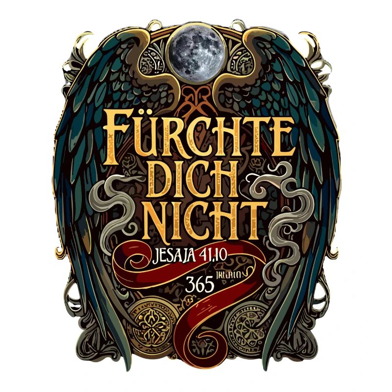 FEAR NOT Bible Isaiah 41:10 Fantasy
