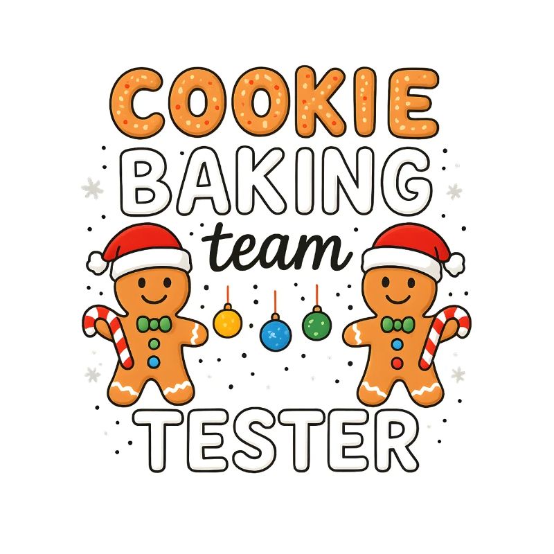 Testeur de l’équipe de Cuisson de Cookies - Drôle de design de Noël