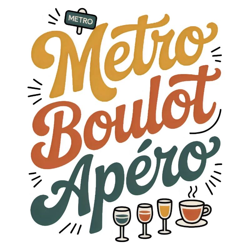 Metro Work Aperitif Humor Routine Work Evening
