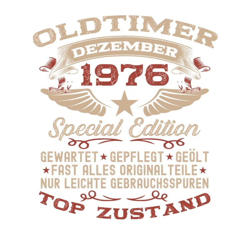 49. Geburtstag Geschenk Oldtimer Dezember 1976