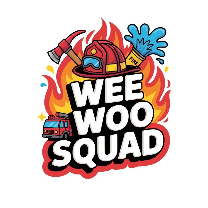 Wee Woo Squad Fire Truck Car Fun