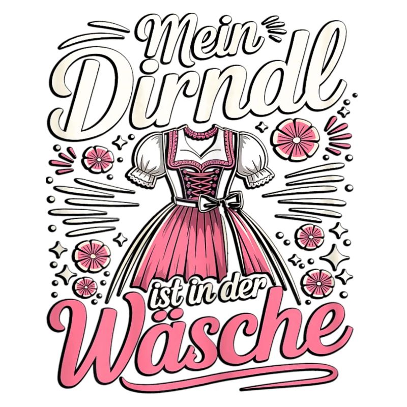 Mon dirndl est dans la buanderie