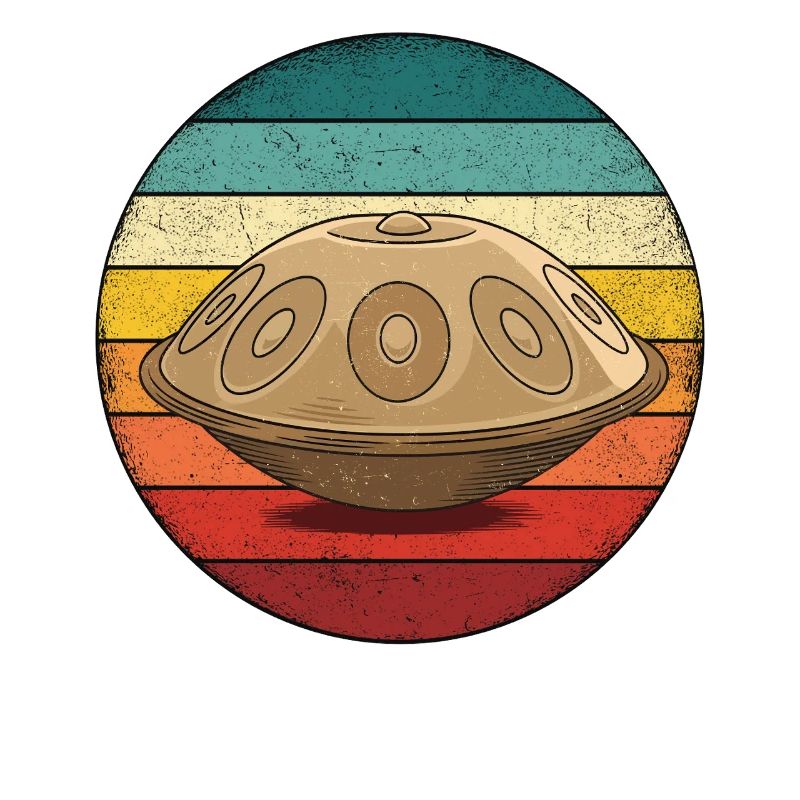 Retro Handpan Hang Drum